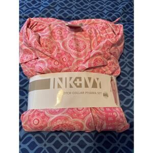NWT INK + IVY Pajama Set Sz XXL